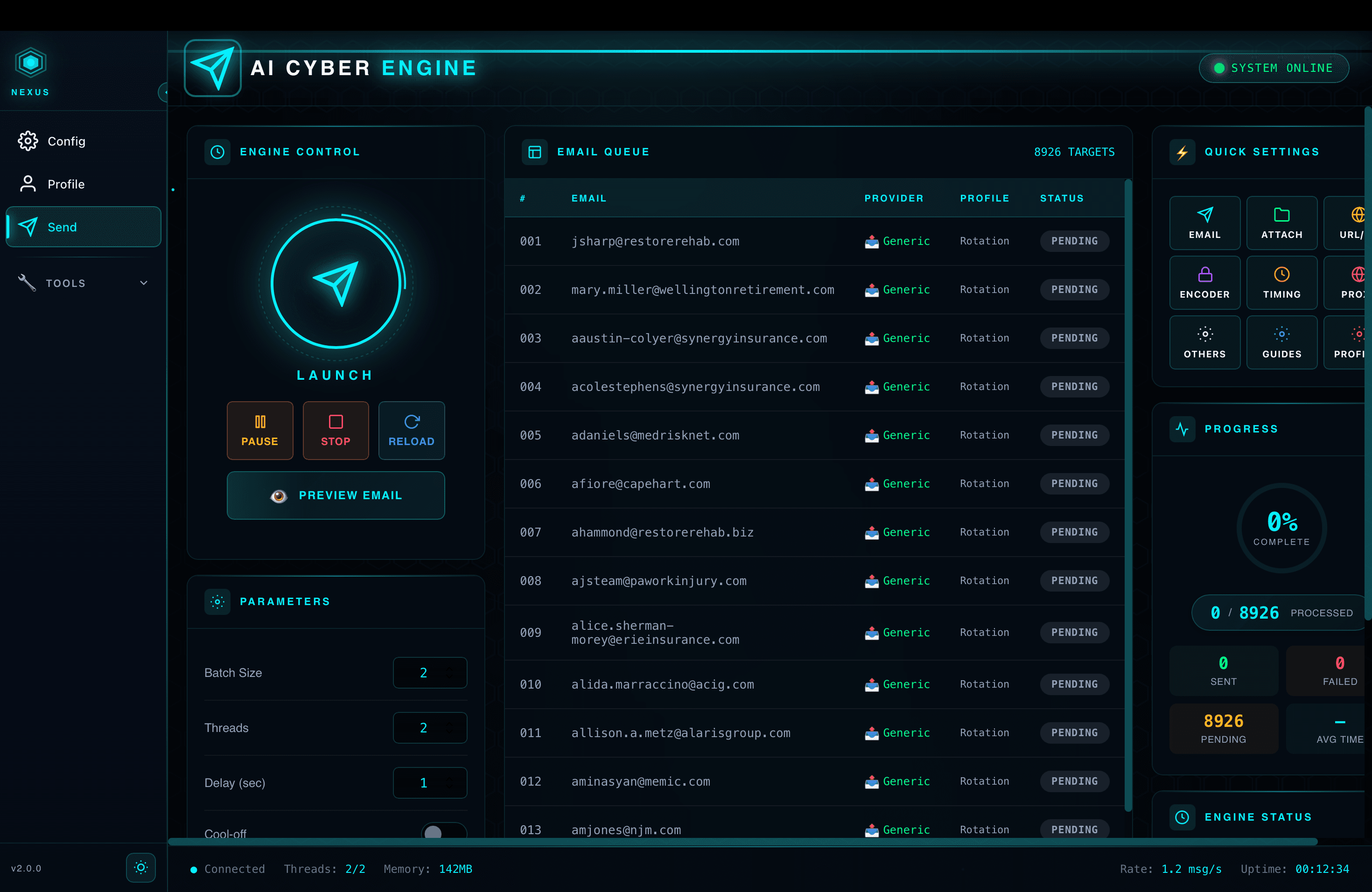 FOX NEXUS AI Cyber Engine